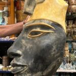 Akhenaten Hanging Mask, Egyptian Mythology Sculpture, Museum Replica - صورة إضافية 5