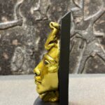 Akhenaten Mask, Egyptian Antique Replica, Gold Leaf Statue - صورة إضافية 4
