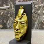 Akhenaten Mask, Egyptian Antique Replica, Gold Leaf Statue - صورة إضافية 5