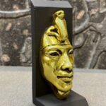 Akhenaten Mask, Egyptian Antique Replica, Gold Leaf Statue - صورة إضافية 8