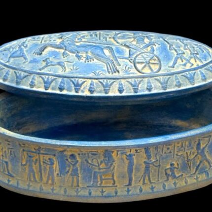An Egyptian box inscribed with pharaonic inscriptions-Antiques-Replica- Ancient Egyptian-made in Egypt