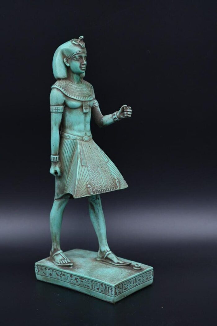 Ancient King pharaoh statue made in Egypt Antique Replica Egyptian Home Decor - صورة إضافية 2