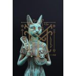 Bastet Statue, Egyptian Cat Goddess Replica