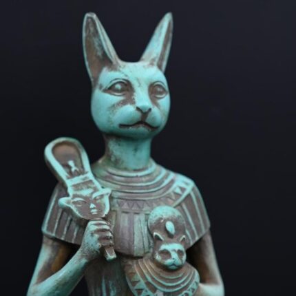 Bastet Statue, Egyptian Cat Goddess Replica