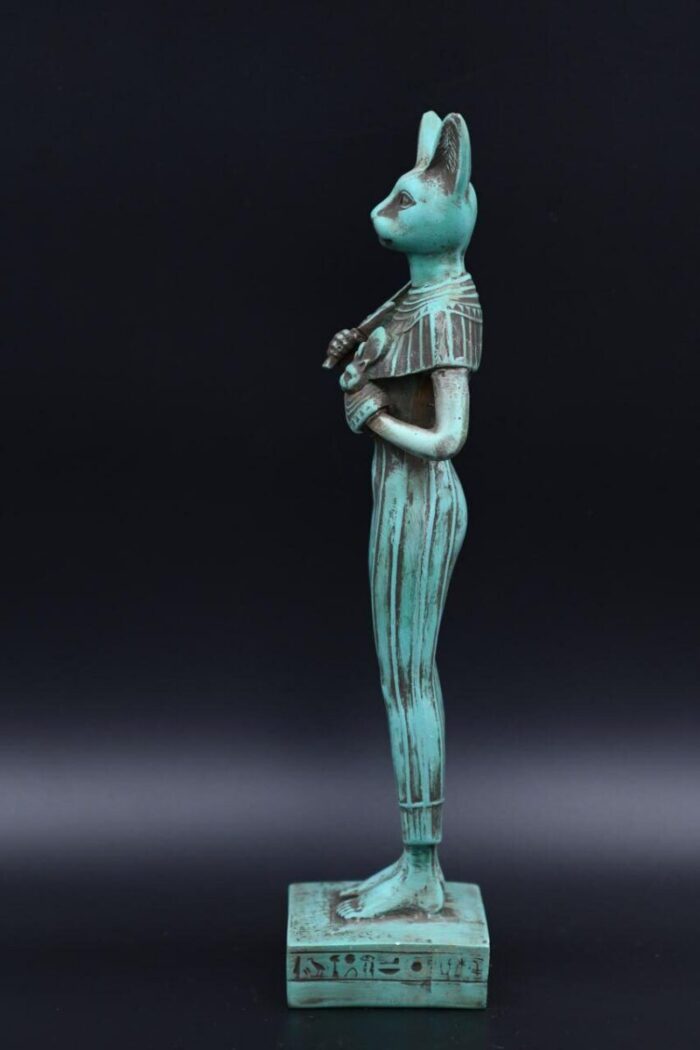 Bastet Statue, Egyptian Cat Goddess Replica - صورة إضافية 2