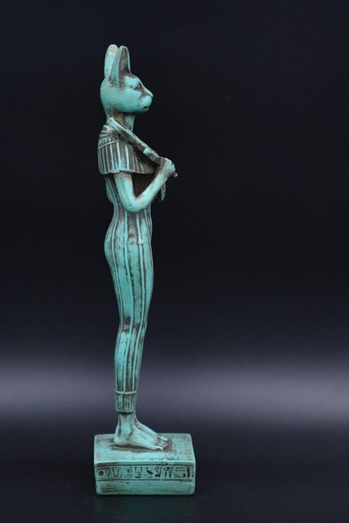 Bastet Statue, Egyptian Cat Goddess Replica - صورة إضافية 6