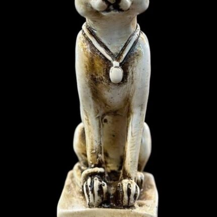Bastet Stone Statue, Egyptian Cat Goddess Sculpture, Decor