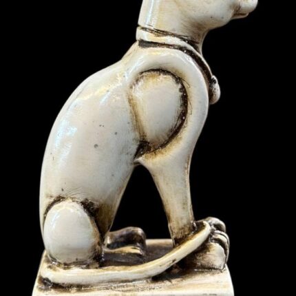Bastet Stone Statue, Egyptian Cat Goddess Sculpture, Decor - صورة إضافية 2
