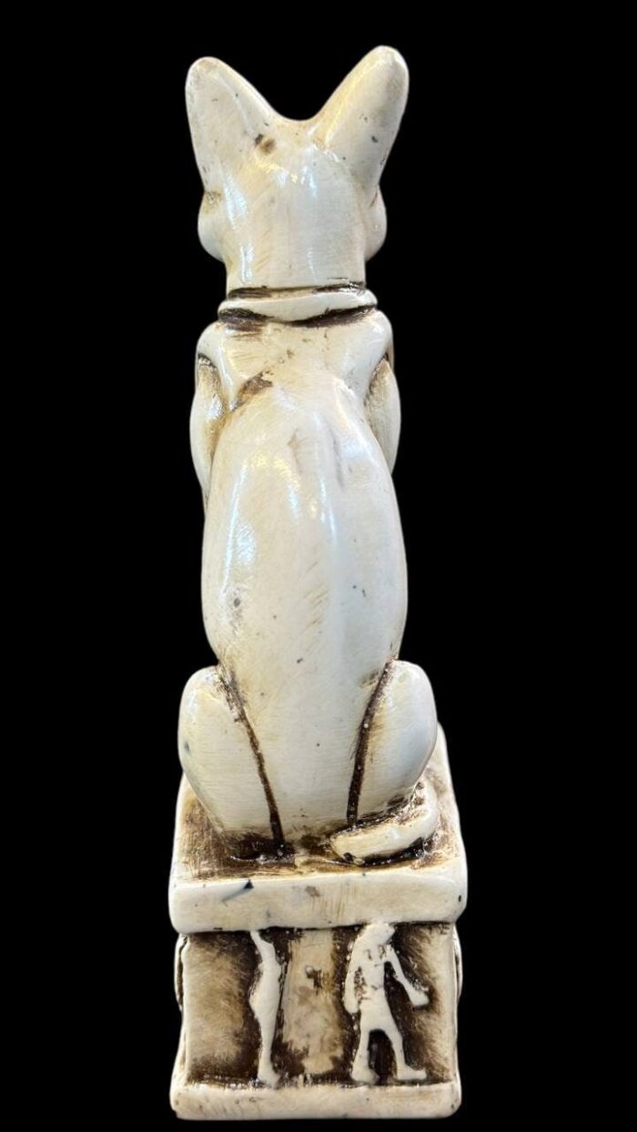 Bastet Stone Statue, Egyptian Cat Goddess Sculpture, Decor - صورة إضافية 5