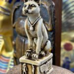 Bastet Stone Statue, Egyptian Cat Goddess Sculpture, Decor - صورة إضافية 8