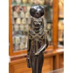 Black Basalt Sekhmet Statue – Egyptian Goddess of War Sculpture