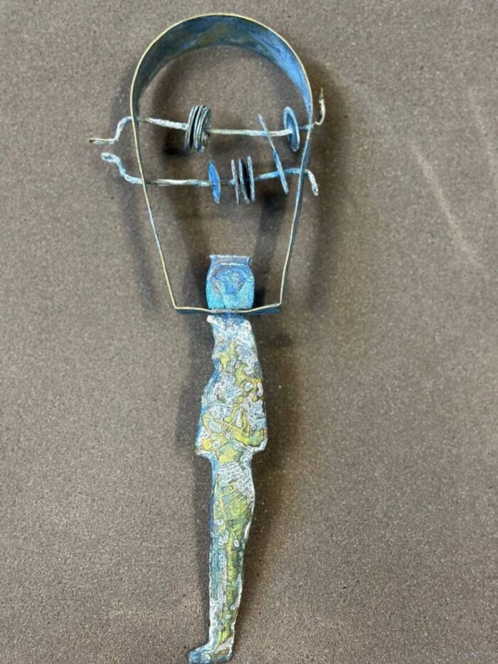 Brass Hathor Sistrum – Egyptian Goddess of Love & Beauty - صورة إضافية 6