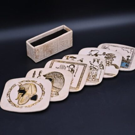 coasters-Egyptian pharaonic style coasters- Egyptian Antiques-Egyptian