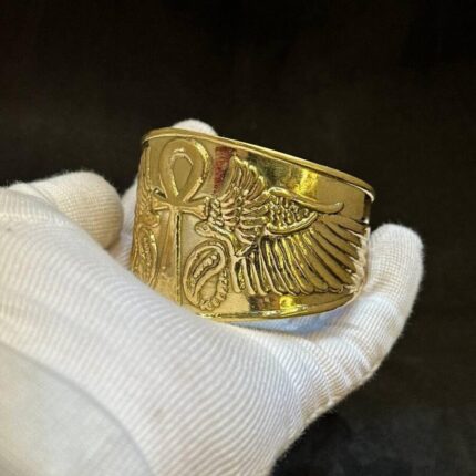 Copper Ankh Bracelet: Egyptian Key of Life Jewelry