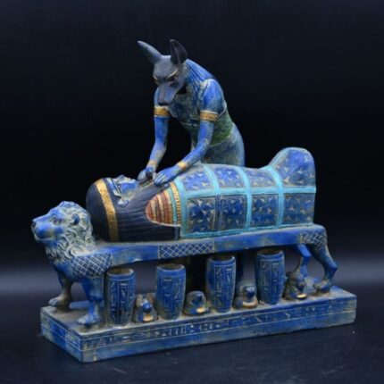 Egyptian Anubis Statue: God of Mummification Sculpture