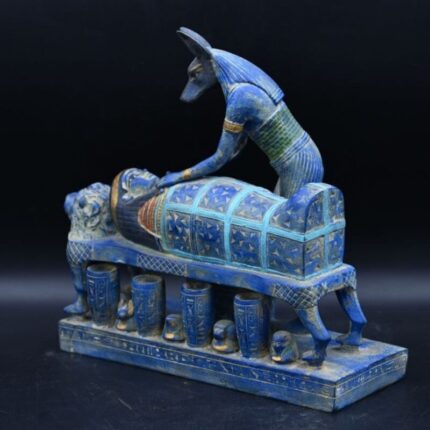 Egyptian Anubis Statue: God of Mummification Sculpture - صورة إضافية 2