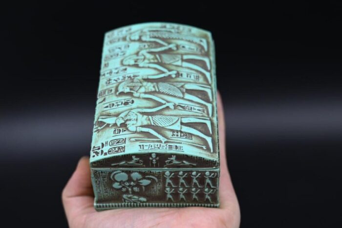Egyptian Box: Ancient Gods Replica, Solid Stone - صورة إضافية 2