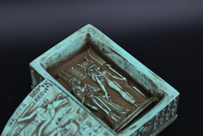 Egyptian Box: Ancient Gods Replica, Solid Stone - صورة إضافية 4