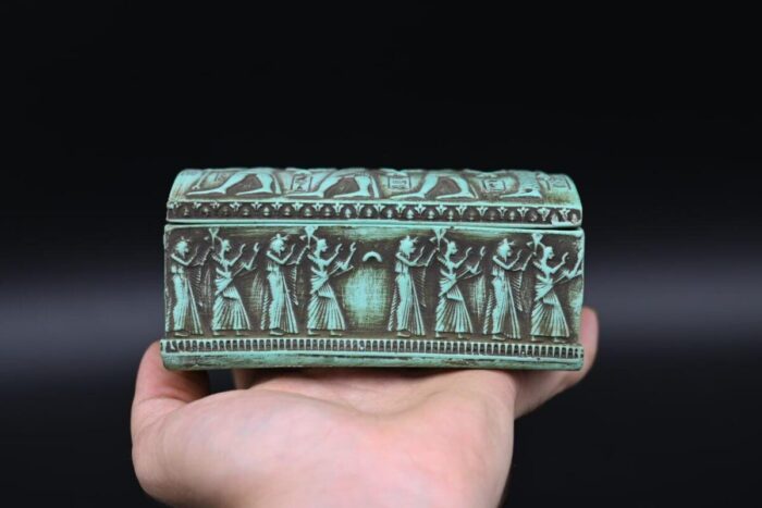 Egyptian Box: Ancient Gods Replica, Solid Stone - صورة إضافية 7