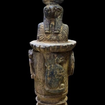 Egyptian God Ra Statue, Stone Replica - صورة إضافية 2