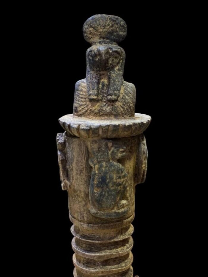 Egyptian God Ra Statue, Stone Replica - صورة إضافية 2