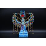 Egyptian Goddess Isis Statue, Gemstone Home Decor Replica