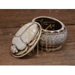 Egyptian Scarab Jewelry Box: Stone Trinket Box, Home Decor
