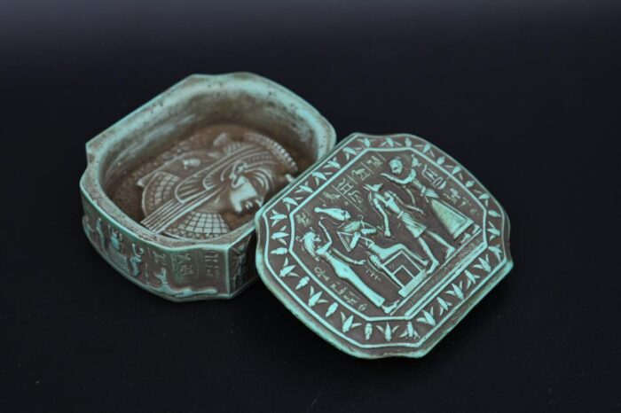 Egyptian Stone Box, Ancient Gods Replica, in Egypt