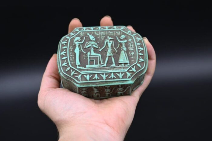 Egyptian Stone Box, Ancient Gods Replica, in Egypt - صورة إضافية 4