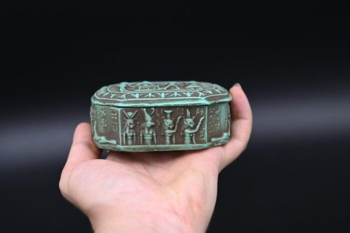 Egyptian Stone Box, Ancient Gods Replica, in Egypt - صورة إضافية 6