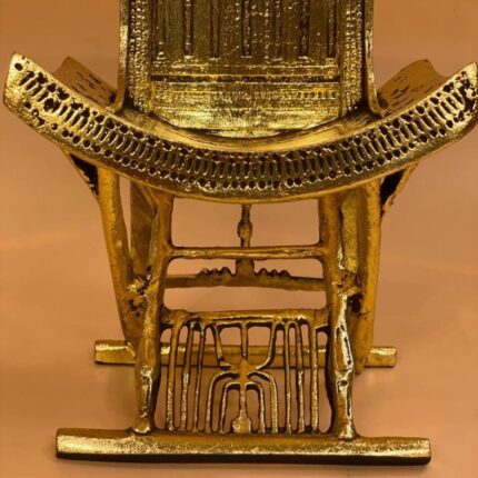 Egyptian Throne of Tutankhamun Replica: Antique Home Decor - صورة إضافية 2