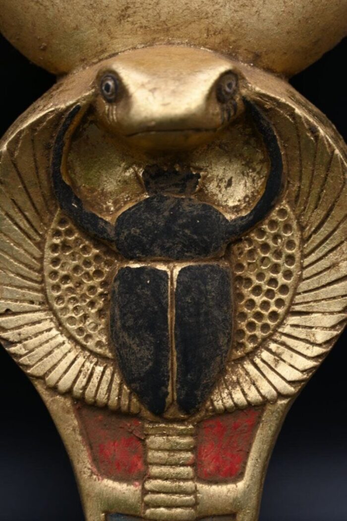Egyptian Wadjet Uraeus Stone Statue, Ancient Mythology - صورة إضافية 3