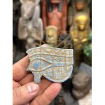 Faience Eye of Horus Amulet – Egyptian Protection Symbol