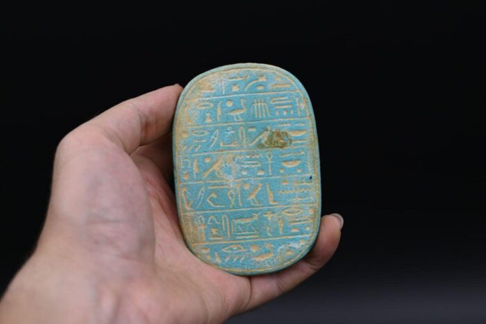 Goddess Sekhmet Scarab Beetle: Ancient Egypt Replica Artifact - صورة إضافية 2