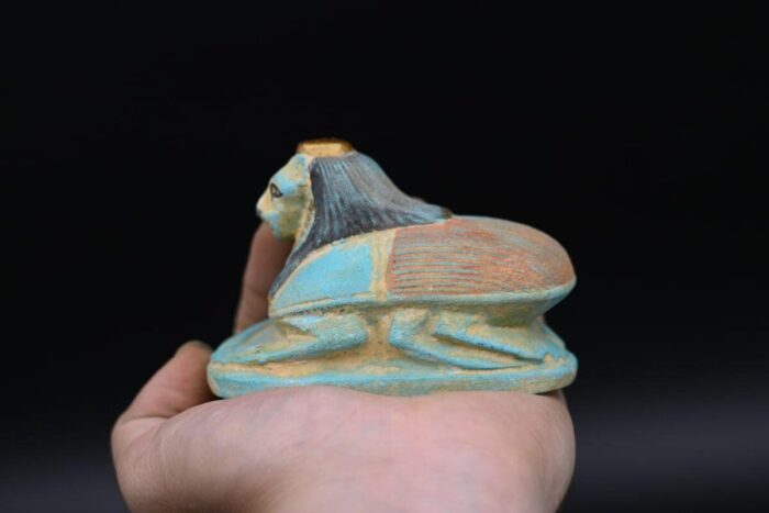Goddess Sekhmet Scarab Beetle: Ancient Egypt Replica Artifact - صورة إضافية 5