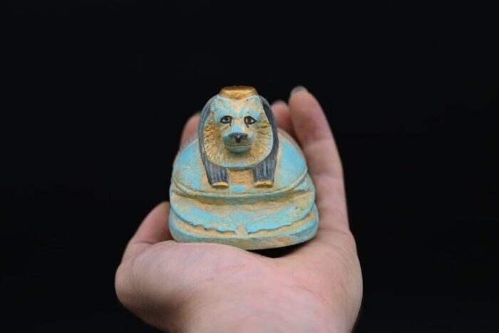 Goddess Sekhmet Scarab Beetle: Ancient Egypt Replica Artifact - صورة إضافية 6