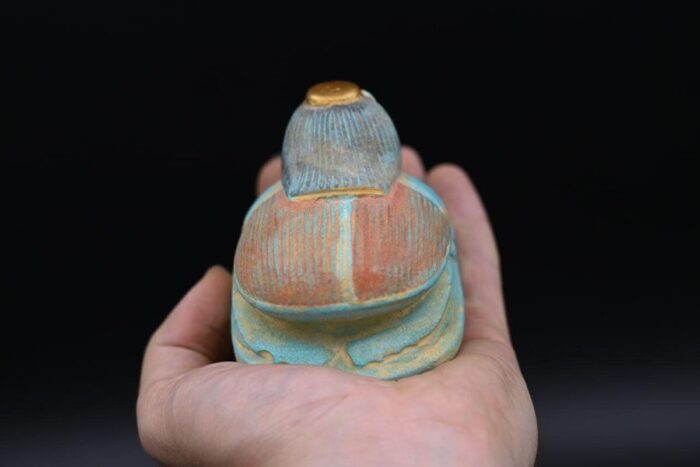 Goddess Sekhmet Scarab Beetle: Ancient Egypt Replica Artifact - صورة إضافية 8