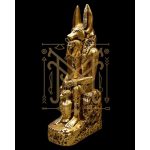 Gold Leaf Anubis Statue – Egyptian God Replica