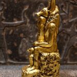 Gold Leaf Anubis Statue – Egyptian God Replica - صورة إضافية 10