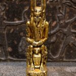 Gold Leaf Anubis Statue – Egyptian God Replica - صورة إضافية 3