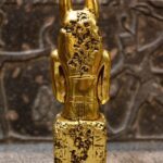 Gold Leaf Anubis Statue – Egyptian God Replica - صورة إضافية 7