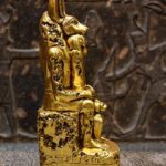 Gold Leaf Anubis Statue – Egyptian God Replica - صورة إضافية 8