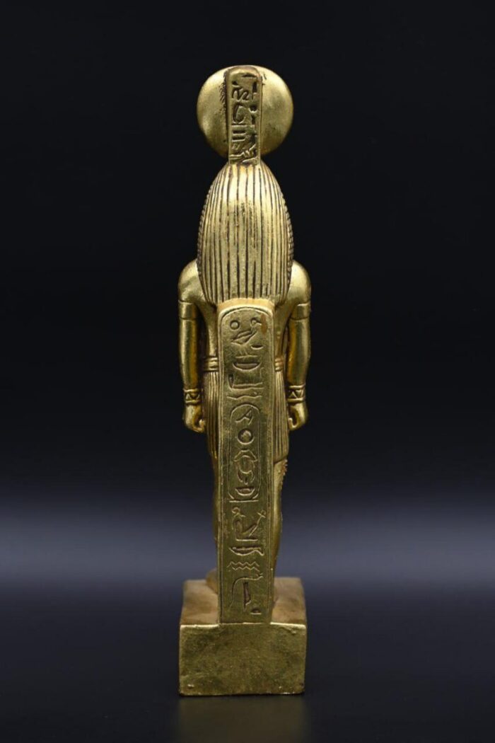 Gold Leaf Thoth Statue: Egyptian God of Wisdom Decor - صورة إضافية 3