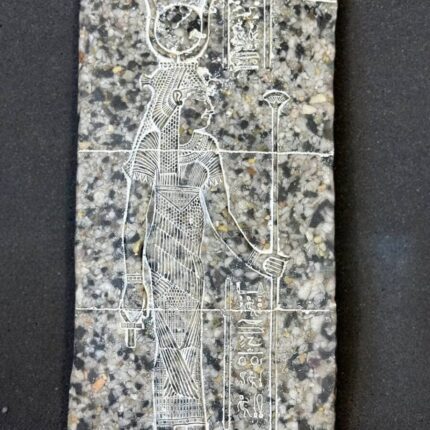 Granite Isis Relief, Egyptian Goddess Replica