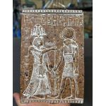 Granite Ra Relief – Egyptian God of Sun, Ancient Decor - صورة إضافية 5
