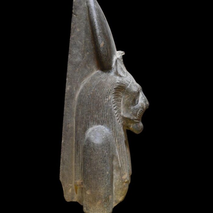Granite Statue: Egyptian Goddess Sekhmet Lioness Replica - صورة إضافية 8