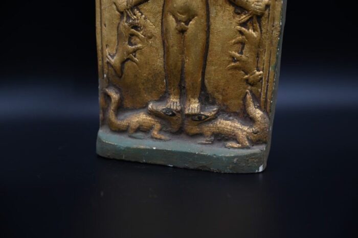 Harpocrates-Horus Stele Statue – Egyptian Antique Replica - صورة إضافية 6