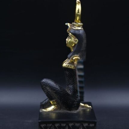 Hathor-EgyptianStatue-Goddess of heaven,love,beauty, happiness-fertility in ancient Egyptian mythology-sculpture antiques statue-Egypt myths - صورة إضافية 2