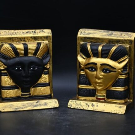 Hathor Mask Statue: Egyptian Goddess Sculpture