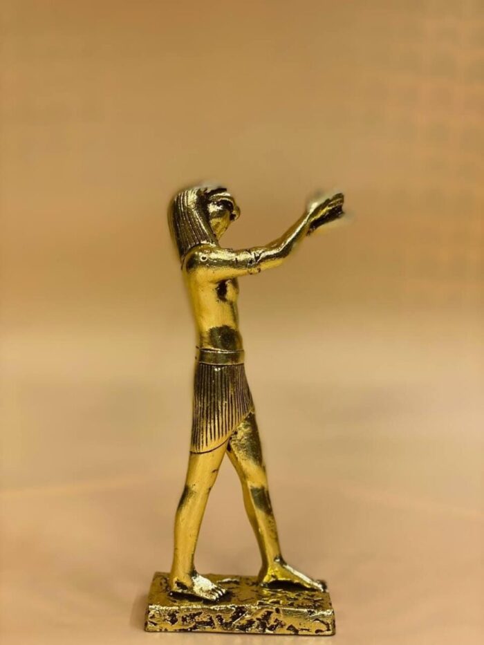 Horus-Ancient Egyptian Falcon God Horus statue-Egyptian Made-Antiques - صورة إضافية 4
